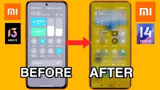 MIUI 14 TRICKS | 2 Ways to Change the Gray Control Center to Transparent (Latest) Works on All Xi...