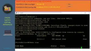Configuring VLAN Routing with Switch Virtual Interface