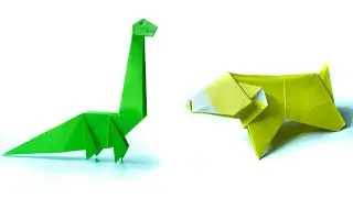 How To Make an Origami Dinosaur | How To Make An Origami Bear