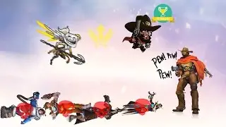 My Highest Noon (McCree Quad Kill) \(^o^)/