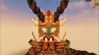 Minecraft Timelapse | I Designed and Built a Jungle Demon