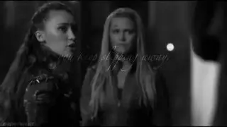 clarke & lexa || slipping away