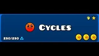 Geometry Dash #9 Cycles 100% Все монеты!