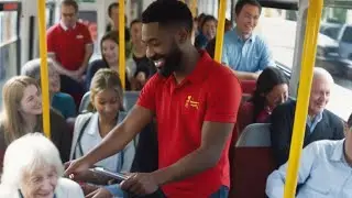 UM MENINO NEGRO DÁ SEU LUGAR PARA UMA SENHORA 3 MINUTOS DEPOIS, ELA LHE ENTREGA UM BILHETE CHOCANTE