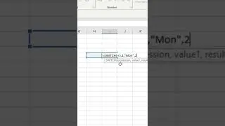 How to use switch formula in excel 