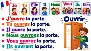 🇫🇷 French Grammar  lesson for Beginners –Part 1| French Pronouns, Basic Grammar & Everyday Sentences