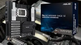 ASUS Pro WS WRX90E-SAGE SE Motherboard Unboxing