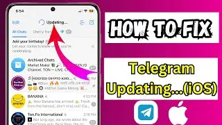 How To Fix Telegram updating problem on ((iOS) 