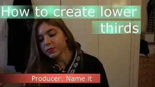How to Create & Animate Lower Third Text using Sony Vegas