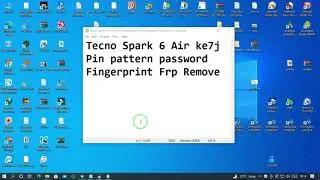 Tecno Spark 6 Air ke7j Pin pattern password Fingerprint Frp Remove! NewG Mobile Services