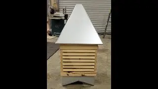 How I Build a Cupola with louvers: DIY