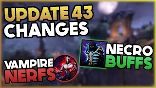 Necro Buffs, Vampire Nerfs and much more! - Update 43 PTS Patch Notes | Elder Scrolls Online