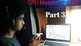 How to make GUI CPU Monitoring app by puthon with source code. part 3.