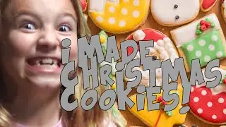 We tried to make christmas cookies and this happened😂