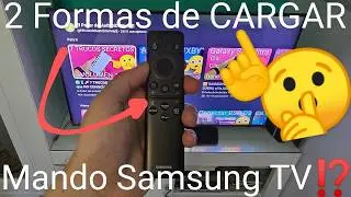 📱🔋🔌 Como CARGAR MANDO SAMSUNG SMART TV (2 FORMAS de CARGARLO)