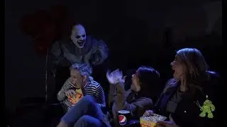 PENNYWISE Nathan Hindmarsh - Makeup Application & Scares - Footy Show