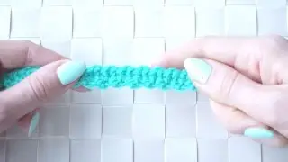 Decorative cord wide caterpillar crochet