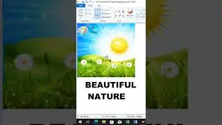 How to add text to image in paint | how to add text on a picture in paint | 