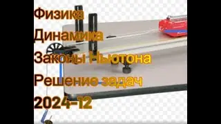 Физика.  Динамика.Законы Ньютона.  Решение задач  2024-12
