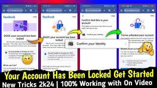 Your Account Has Been Locked Get Started | Facebook Account Locked Confirm Your Identity 2024