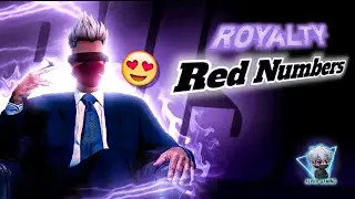 Free fire. Red number 😩😩. Neon edit
