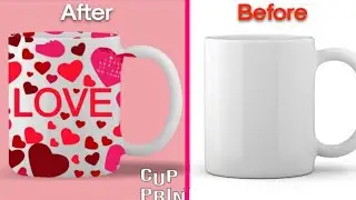cup print design in Corel draw || for beginners || 