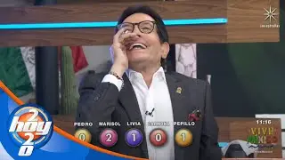 'Pepillo' Origel sorprende con su participación y sus bailes en 'Aciertijos' | Hoy