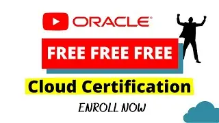 Oracle free cloud certification | oracle free certification | oracle cloud certification