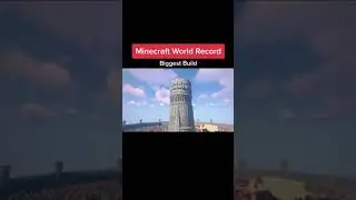 Minecraft World Record biggest build 😱 minecraft challenge