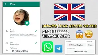 Cara Buat Nomor Luar Negeri Gratis 2024 - UK Virtual Number