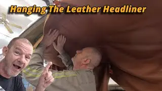 Over the Fender Garage ep85 Installing Leather Headliner In The 1967 C10 from start to finish