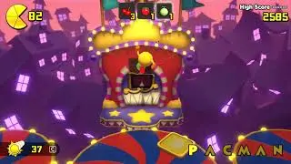 Pac-Man World Re-Pac 100% No Damage/Flutter Jump/Pac Dot Attack - 4-1: Clowning Around