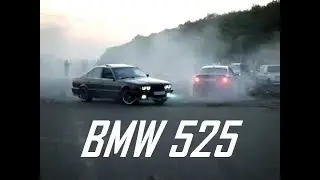 На что способна BMW 525 тдс....опять штраф)