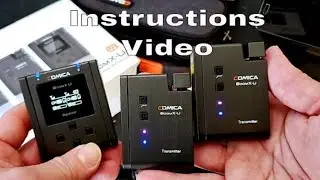 Comica Boom X U U2 Wireless Lavalier Instructions