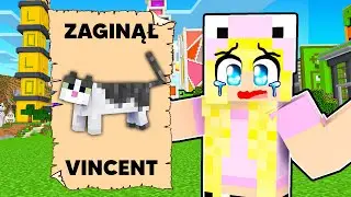 Mój KOTEK VINCENT ZAGINĄŁ w Minecraft! (smutne)