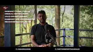How to start Racing in India? Step 1: FMSCI Licence #MagnumMotorsports #AsadKhan #MotorsportAthlete