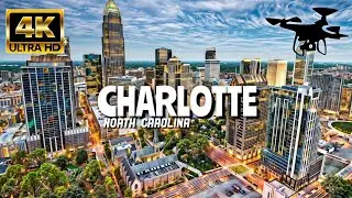 Charlotte, North Carolina In 4K By Drone - Amazing View Of Charlotte, North Carolina