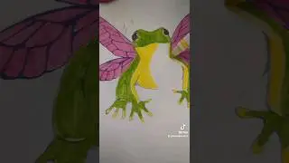 making my own coloring page #frog #coloring #relax #art