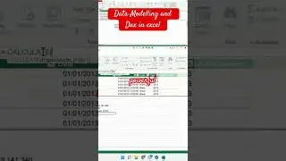 Dax and data Modelling in Excel 