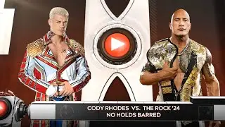 Full Match - Cody Rhodes vs. The Rock: No Holds Barred at Wrestlemania 31 | WWE 2k24