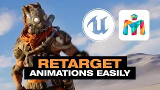 Unreal Engine 5.6 - Retarget Meshcapade AI Mocap Animations - Quick and Easy!