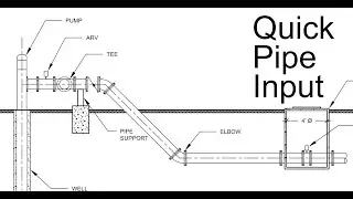 CAD Piping Drawing Input For Beginners