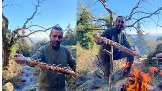 Wild Quail Roast Grilled Recipe | The Old Way | bushcraft