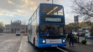 *LOANED + THRASH* Journey on Stagecoach SE ALX400 Trident 18176 GX54 DVV on “School” Route 70