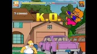 MUGEN - Homer Simpson VS Cory
