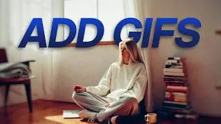 How to add Gifs in CapCut Video Editor Tutorial