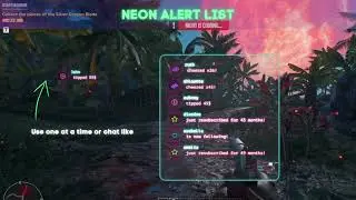 Neon Alert List for Twitch - Rotator, Follow, Subscribe, Donation, Merch, Raid, Bit
