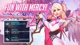 🌸 These Buffs Make Mercy FUN! 🌸 Top 500 Mercy - Overwatch 2