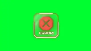 Error Mode Green Screen Effect || Green Screen Error Mode