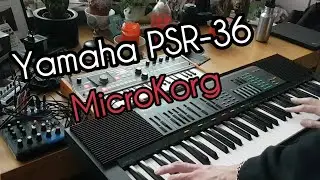 Chill winter jam for a rainy day *Yamaha Keyboards Korg Synthesizer retro vibes dawless PSR-36*